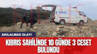 Kıbrıs sahilinde 10 Günde 3 ces*t bulundu