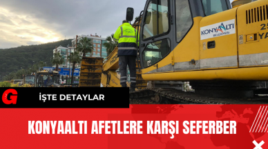 Konyaaltı Afetlere Karşı Seferber