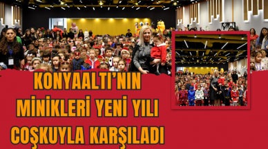 Konyaaltı’nın Minikleri Yeni Yılı Coşkuyla Karşıladı