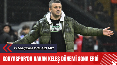 Konyaspor'da Hakan Keleş dönemi sona erdi