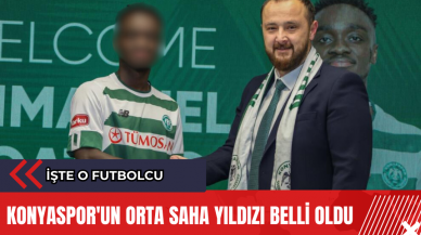 Konyaspor'un orta saha yıldızı belli oldu