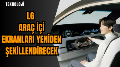 LG araç içi ekranları yeniden şekillendirecek