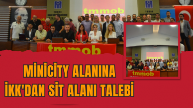 Minicity alanına İKK'dan sit alanı talebi