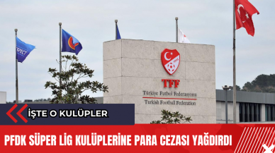 PFDK Süper Lig kulüplerine para cezası yağdırdı