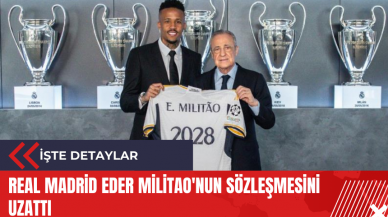 Real Madrid Eder Militao'nun sözleşmesini uzattı