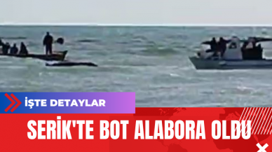 Serik'te Bot Alabora Oldu: İşte Detaylar 