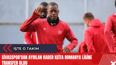 Sivasspor'dan ayrılan Kader Keita Romanya ligine transfer oldu