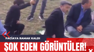 Şok Eden Görüntüler! Faciaya Ramak Kaldı