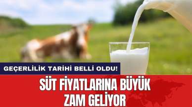 Süt fiyatlarına büyük zam geliyor: Geçerlilik tarihi belli oldu!