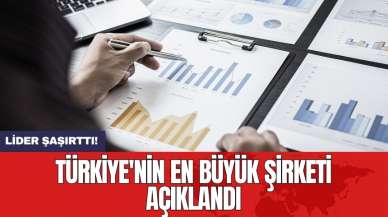 Türkiye'nin en büyük şirketi açıklandı