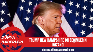 Trump New Hampshire Ön Seçimlerini Kazandı