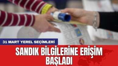 31 Mart Yerel Seçimleri: Sandık bilgilerine erişim başladı