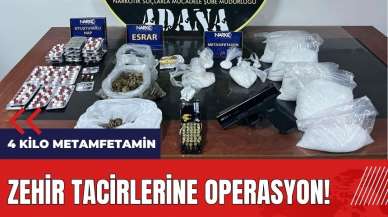 Adana'da zehir tacirlerine operasyon!