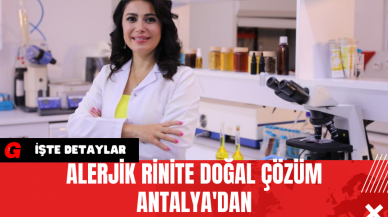 Alerjik Rinite Doğal Çözüm Antalya'dan