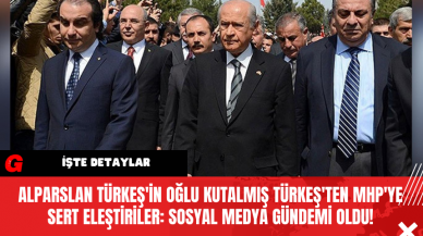 Alparslan Türkeş'in oğlu Kutalmış Türkeş'ten MHP'ye Sert Eleştiriler: Sosyal Medya Gündemi Oldu!