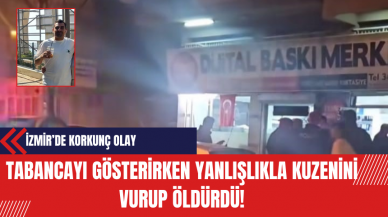 Tabancayı gösterirken yanlışlıkla kuzenini vurup öldürdü!