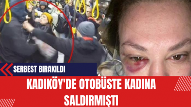 Kadıköy'de Otobüste Kadına Saldırmıştı: Serbest Bırakıldı