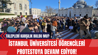 İstanbul Üniversitesi Öğrencileri Kampüs Ziyaretlerini Protesto Etmek İçin Eylemlerini Sürdürüyor