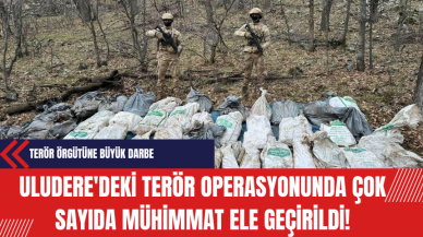 Uludere'deki Ter*r Operasyonunda Çok Sayıda Mühimmat Ele Geçirildi!