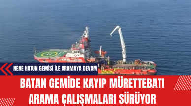 Marmara Denizi'nde Batan Gemide Kayıp Mürettebatı Arama Çalışmaları Sürüyor