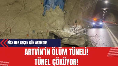 Artvin’in Ölüm Tüneli: Çöküyor!