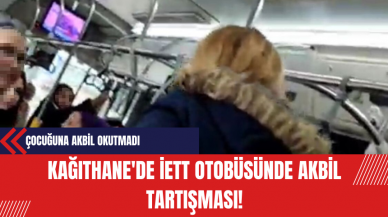 Kağıthane'de İETT Otobüsünde Akbil Tartışması!