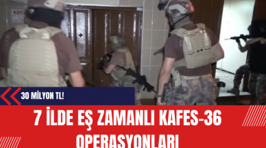 7 ilde eş zamanlı Kafes-36 Operasyonları