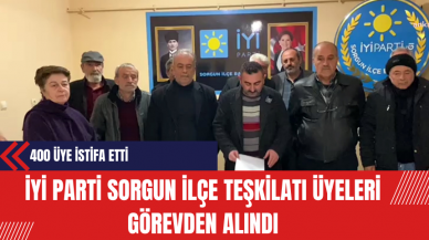 İYİ Parti Sorgun İlçe Teşkilatı Üyeleri Görevden Alındı 400 Üye İstifa Etti