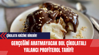 Gerçeğini Aratmayacak Bol Çikolatalı Yalancı Profiterol Tarifi! Çikolata Krizine Birebir!