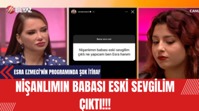 Esra Ezmeci'nin programında şok itiraf: Nişanlımın babası eski sevgilim çıktı!