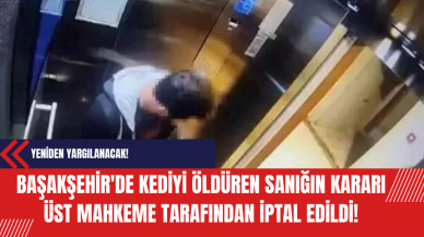 Başakşehir'de Kediyi Öldüren Sanığın Kararı Üst Mahkeme Tarafından İptal Edildi!