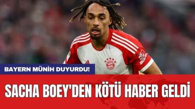 Bayern Münih duyurdu! Sacha Boey'den kötü haber geldi