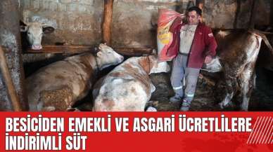 Besiciden emekli ve asgari ücretlilere indirimli süt