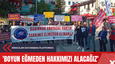 'BOYUN EĞMEDEN HAKKIMIZI ALACAĞIZ'