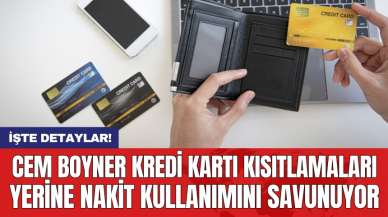 Cem Boyner kredi kartı kısıtlamaları yerine nakit kullanımını savunuyor