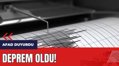 3.3 büyüklüğünde deprem oldu!