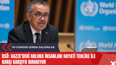 DSÖ: Gazze'deki abluka insanları hayati tehlike ile karşı karşıya bırakıyor