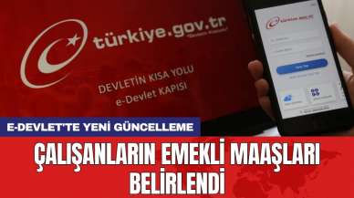 e-Devlet'te yeni güncelleme: Çalışanların emekli maaşları belirlendi