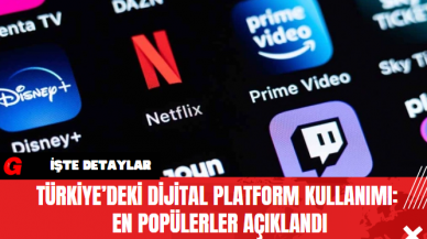 Türkiye’deki Dijital Platform Kullanımı: En Popülerler Açıklandı