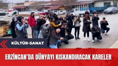 Erzincan'da dünyayı kıskandıracak görüntüler