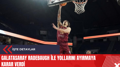 Galatasaray Radebaugh ile yollarını ayırmaya karar verdi