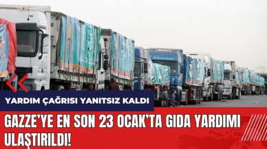 Gazze’nin kuzeyine en son 23 Ocak’ta gıda yardımı ulaştırıldı!