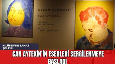 Nilüfer’de Sanat Şöleni: Can Aytekin’in Eserleri Sergilenmeye Başladı