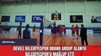 Develi Belediyespor Brand Group Alanya Belediyespor'u Mağlup Etti