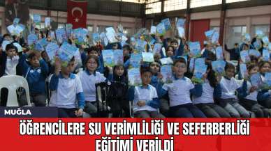 Öğrencilere Su Verimliliği ve Seferberliği Eğitimi Verildi