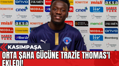 Kasımpaşa Orta Saha Gücüne Trazie Thomas'ı Ekledi!