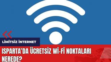 Isparta'da ücretsiz Wi-Fi noktaları nerede?