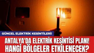 Aksu'da 7 Saat Elektrikler Yok!