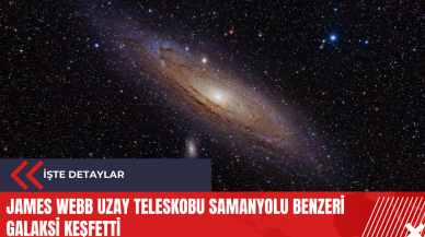 James Webb Uzay Teleskobu Samanyolu benzeri galaksi keşfetti