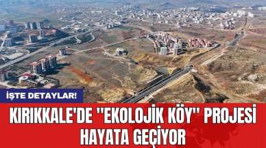 Kırıkkale'de "Ekolojik Köy" projesi hayata geçiyor